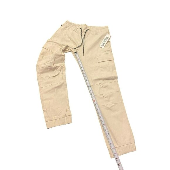 Ring of Fire Men's Infantry Cargo Joggers Khaki Twill Size Medium NWT - Picture 4 of 9